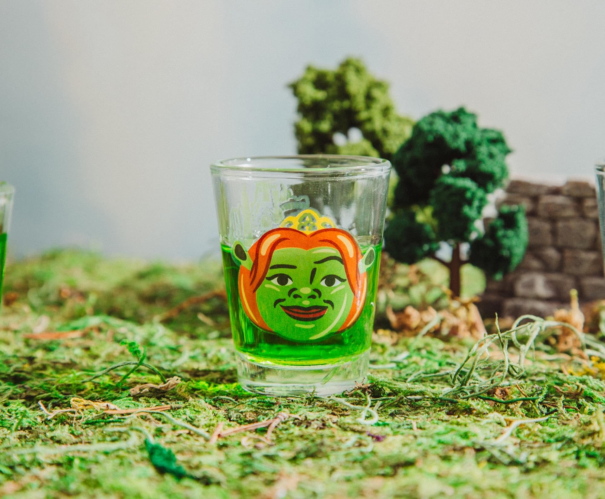 Gingerbread Man mini shot glass by Silver Buffalo for whimsy and fun toasts.