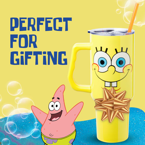 Hand wash only to protect the SpongeBob design and finish.