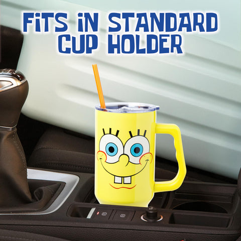 Double-wall stainless steel construction keeps beverages at temperature longer.