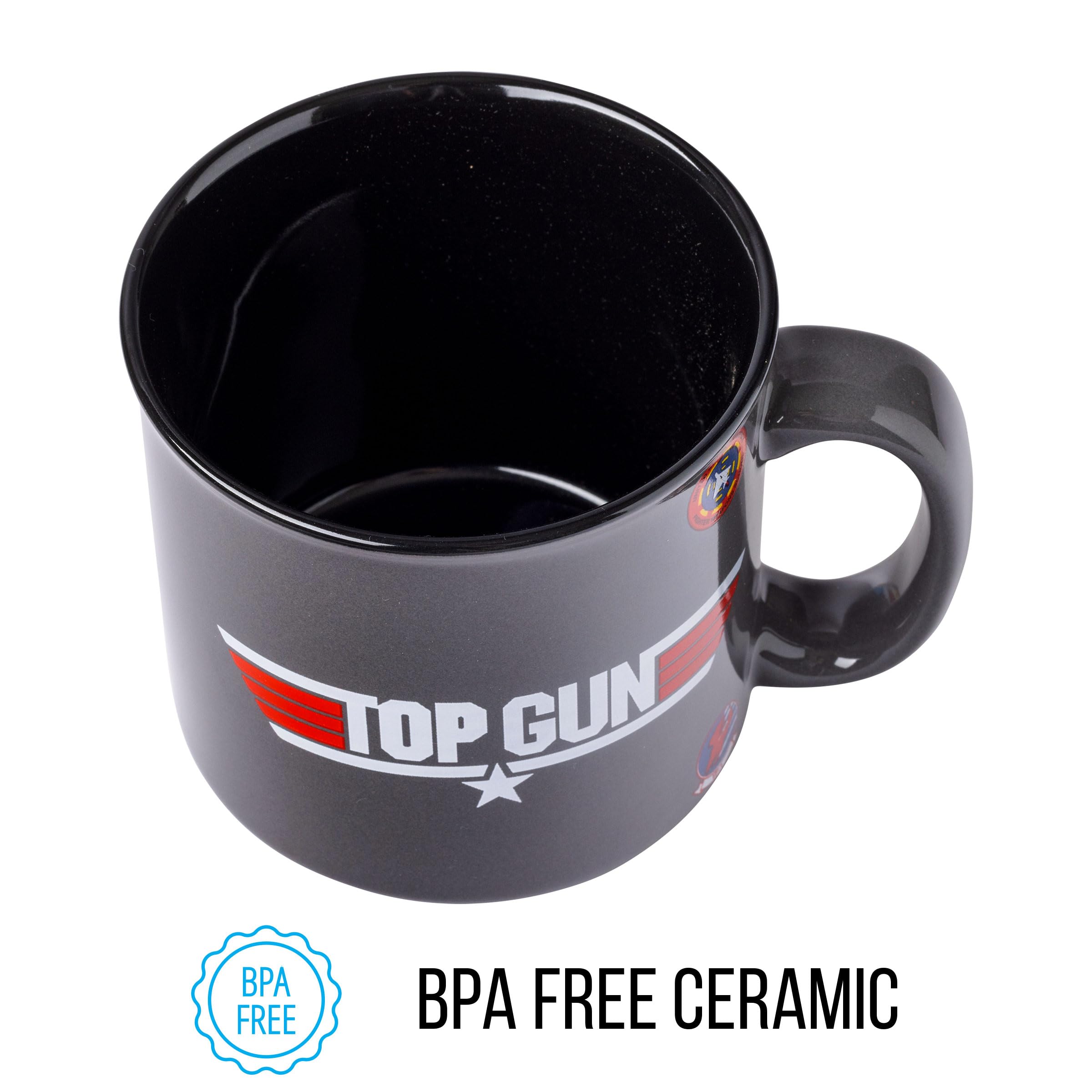 Camper-style mug from Silver Buffalo, suitable for coffee, tea, or desk storage