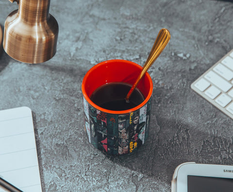 Silver Buffalo traditional Japanese-style mug suits horror-themed reading moments.