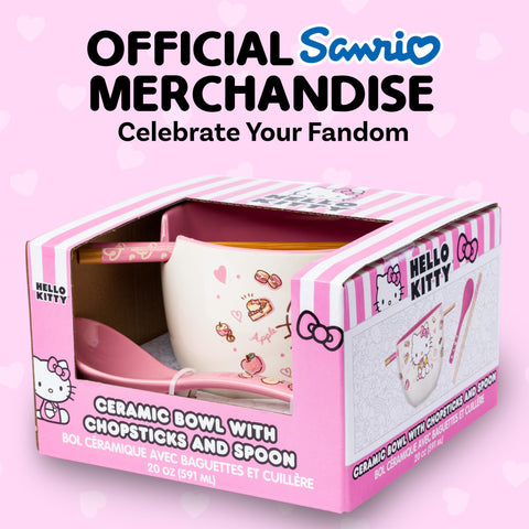 Official Sanrio merchandise from Silver Buffalo featuring Hello Kitty