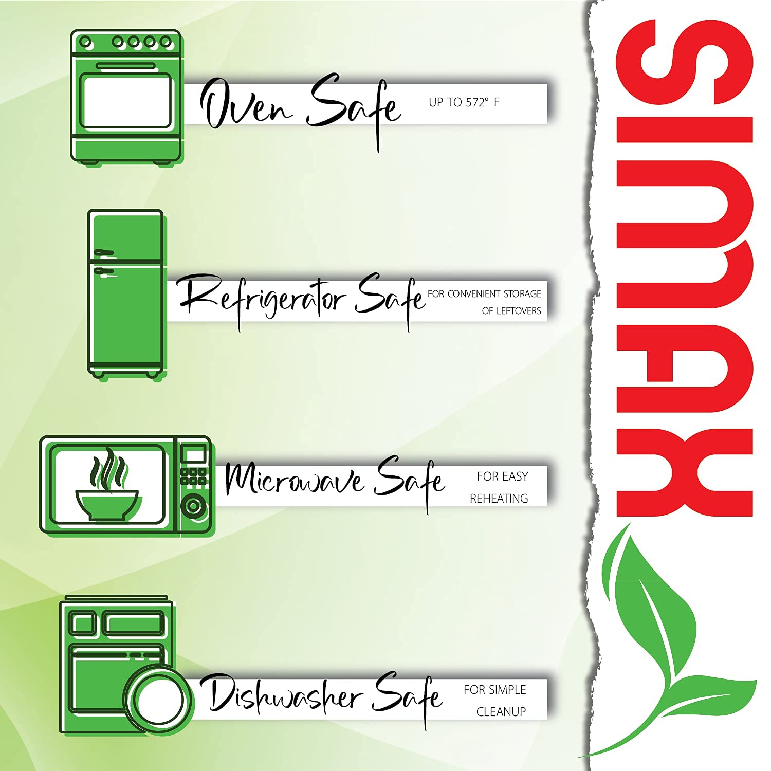 SIMAX deep dome lid doubles as roasting pan and serving dish