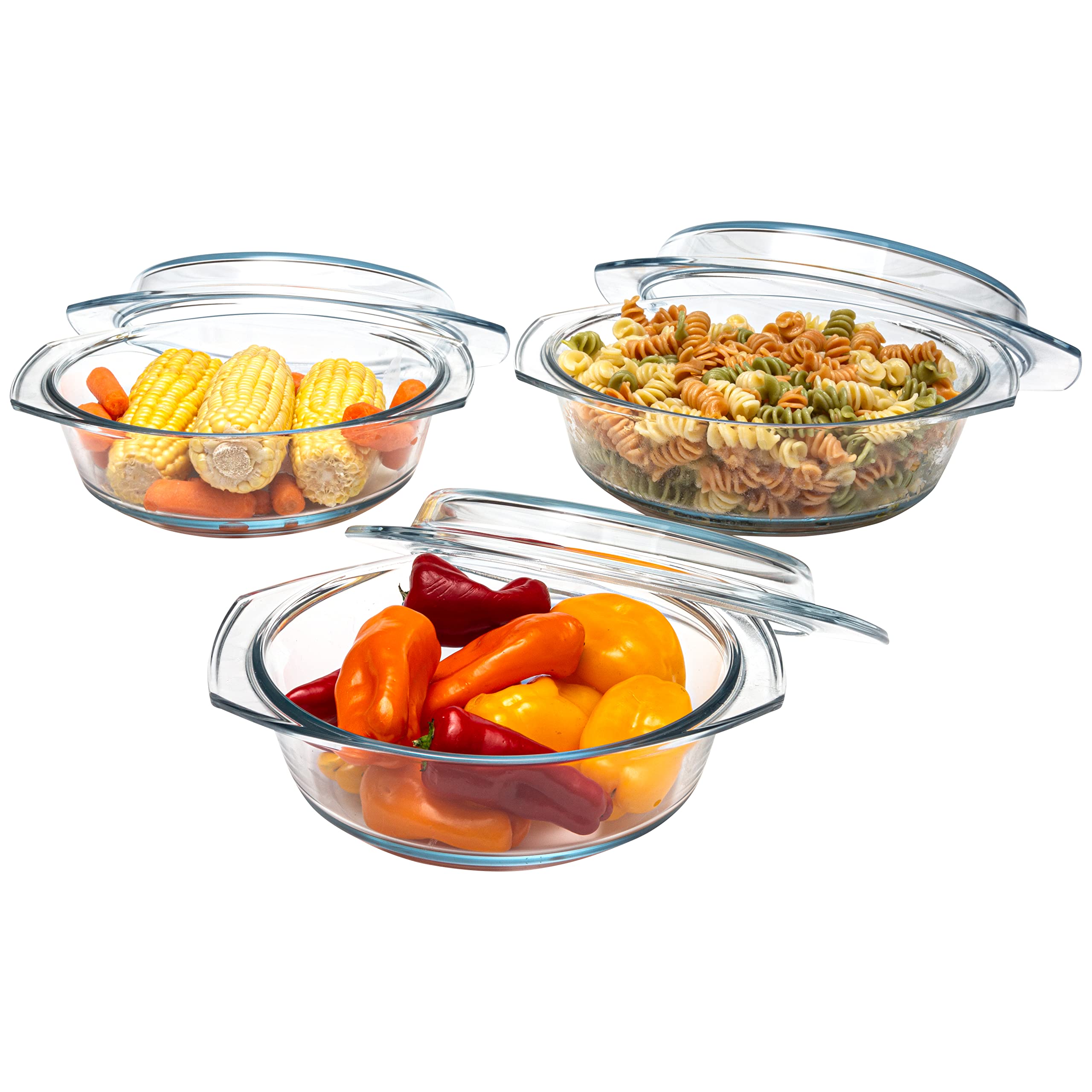 SIMAX casserole set lid with tight seal for moisture retention during cooking.