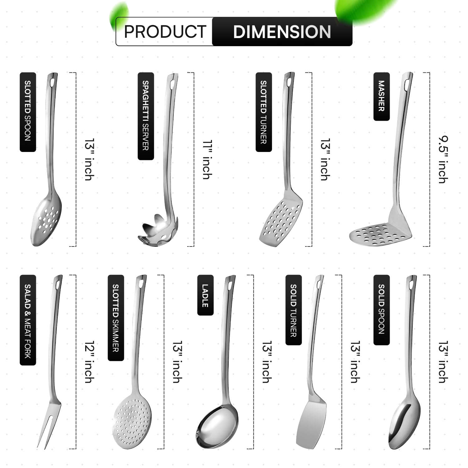 Simcs Handicrafts slotted spoon designed for draining and sauce separation