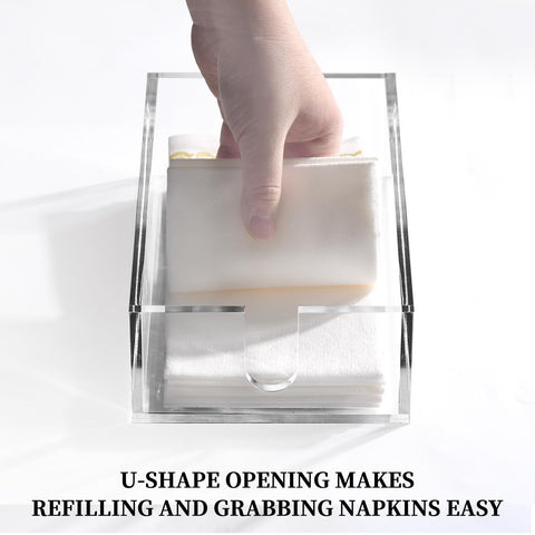 Simetufy napkin holder is easy to clean and maintain.