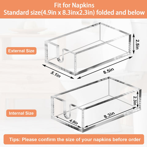Side-opening Simetufy napkin holder for easy filling.