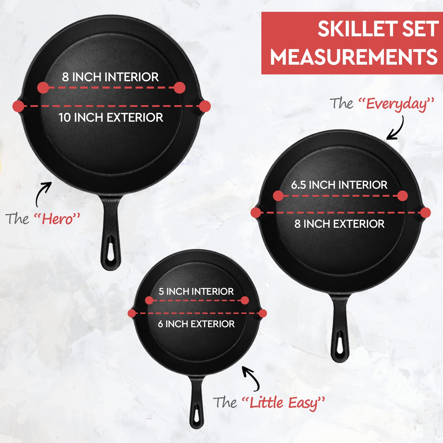 Simple Chef cast iron skillet 6-inch compact size ideal for small meals and camping.