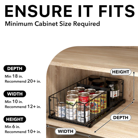 Simple Houseware basket divider included to separate items neatly.