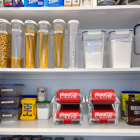 Simple Houseware BPA-free PET plastic material emphasizes safe storage.