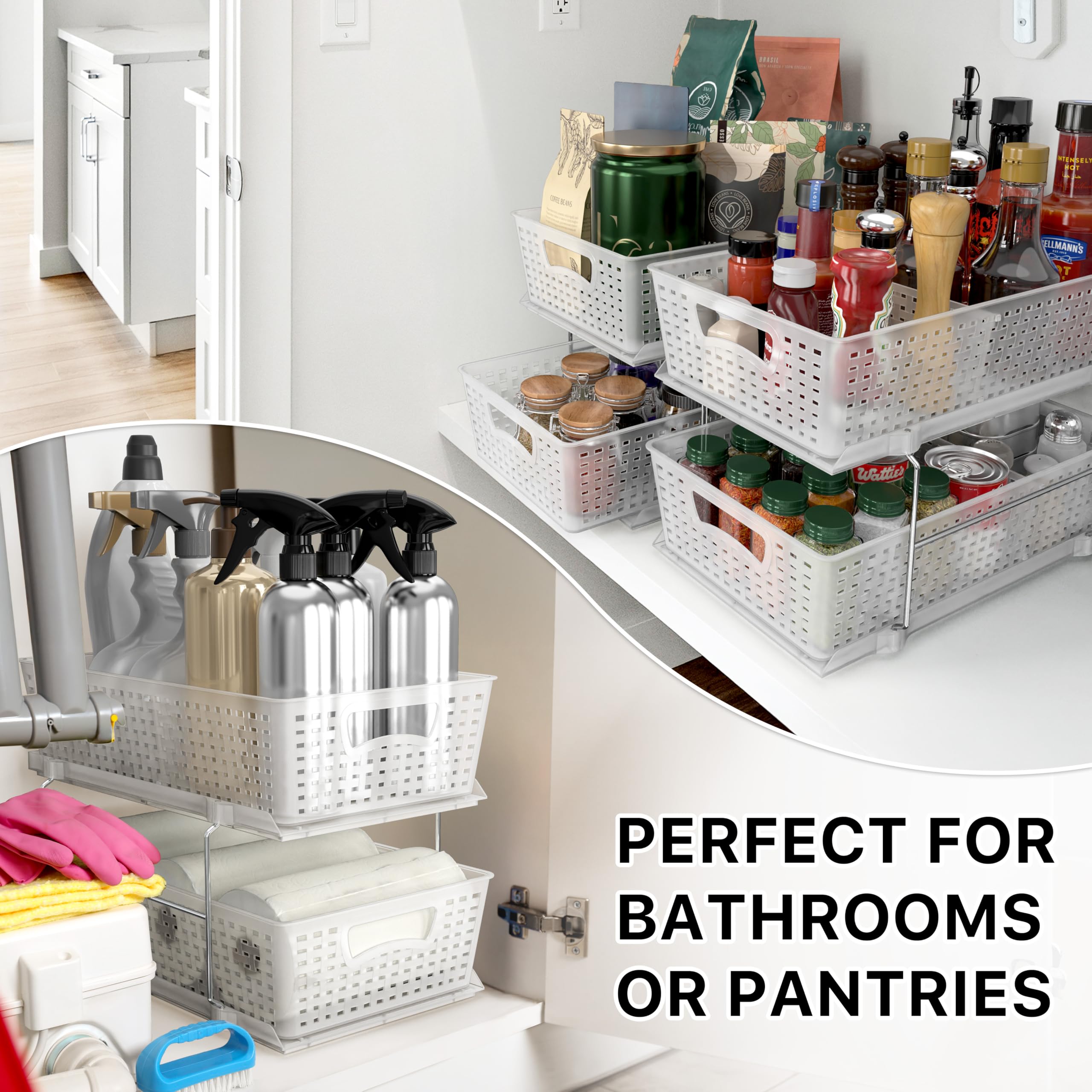 Simple Houseware dimensions 14.4 by 8.3 by 9.8 inches for cabinet planning.