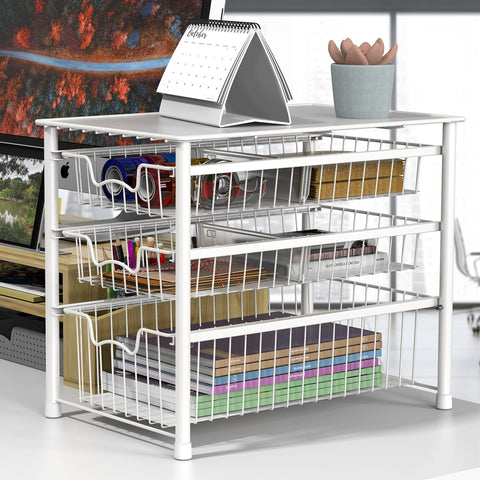 Simple Houseware drawer dimensions show compact storage for tight spaces.