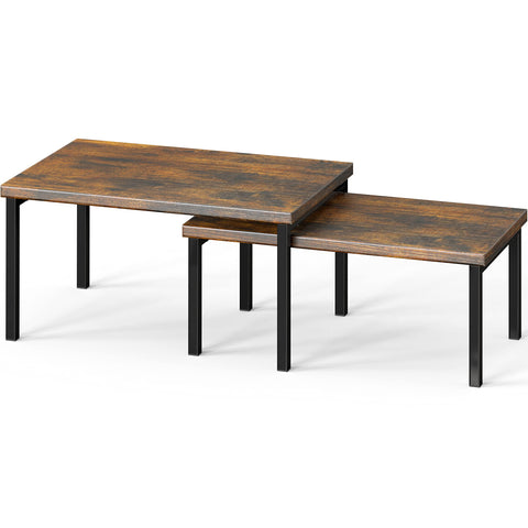 Simple Houseware MDF top with steel frame offers reliable durability for daily use.