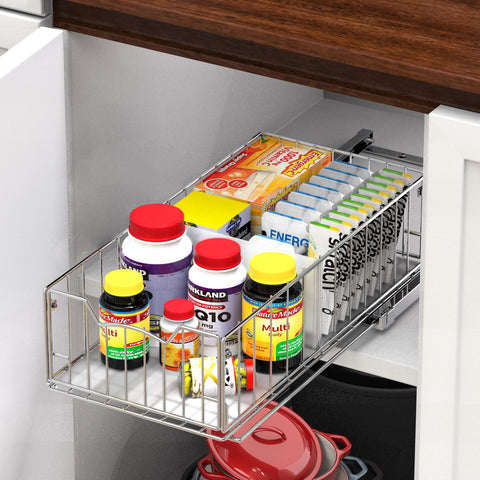 Simple Houseware easy-install mechanism chrome reduces setup effort.
