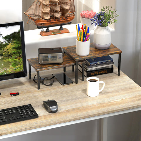 Large shelf from Simple Houseware fits taller containers and maximizes vertical storage.