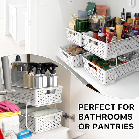 Simple Houseware portable baskets for simple refills and transfer tasks