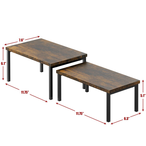 Simple Houseware rustic brown organizer top provides sturdy support for bottles and jars.