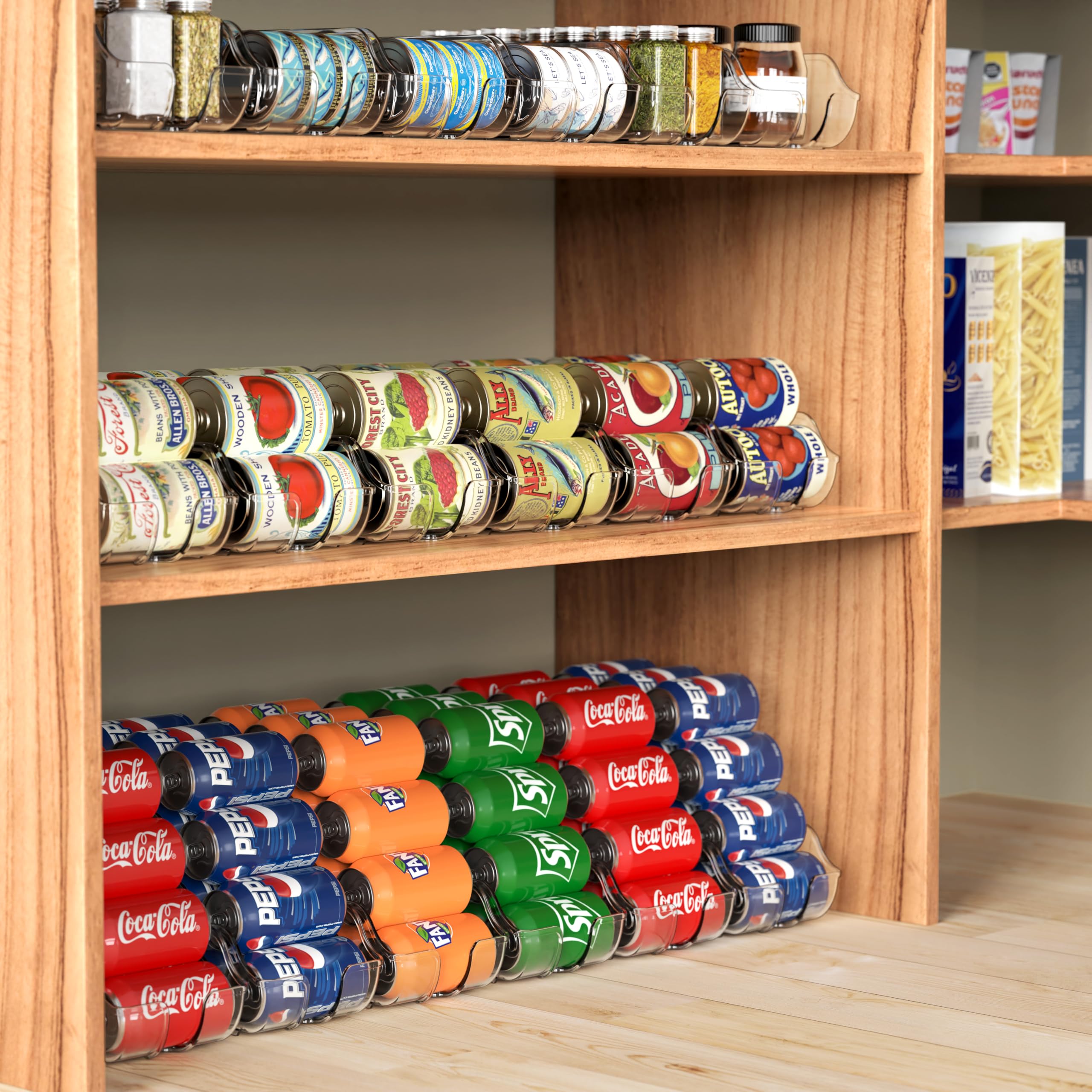 Simple Houseware organizer on countertop for easy access.