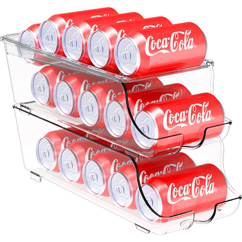 Simple Houseware space-saving fridge storage fits tight shelves.
