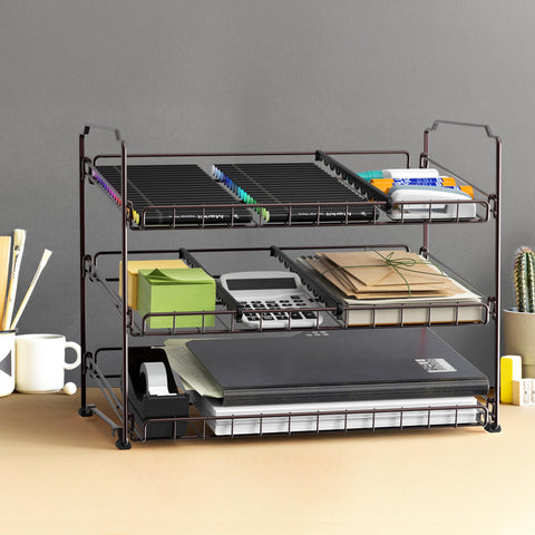 Simple Houseware stackable can organizer rack patent-supported durability for long-term pantry organization