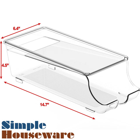Simple Houseware two-pack in use showcases organized beverages.