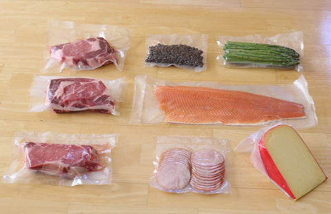 Simple Houseware vacuum sealer bags 11x50 ready for sous vide cooking and meal prep.