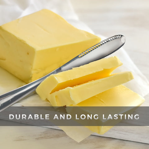 Simple preading durable stainless-steel blade for daily use.