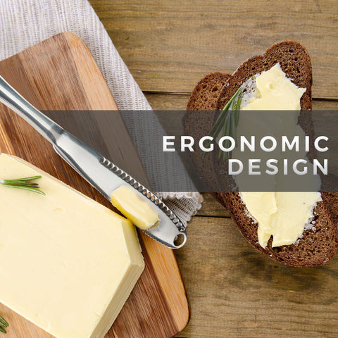 Simple preading ergonomic handle ensures safe, comfortable grip.