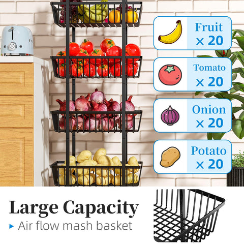 Simple Trending black finish cart moves smoothly with 360-degree wheels.