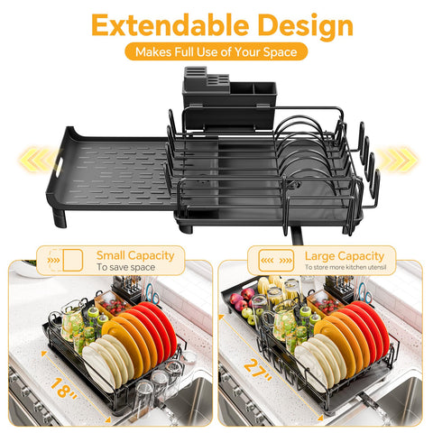 Simple Trending rust-resistant rack features coated steel and scratch-resistant materials for long-lasting kitchen use.