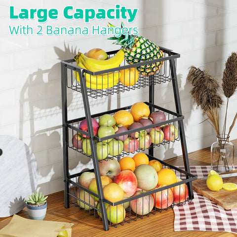 Simple Trending rust-proof metal construction ensures durable kitchen storage every day.