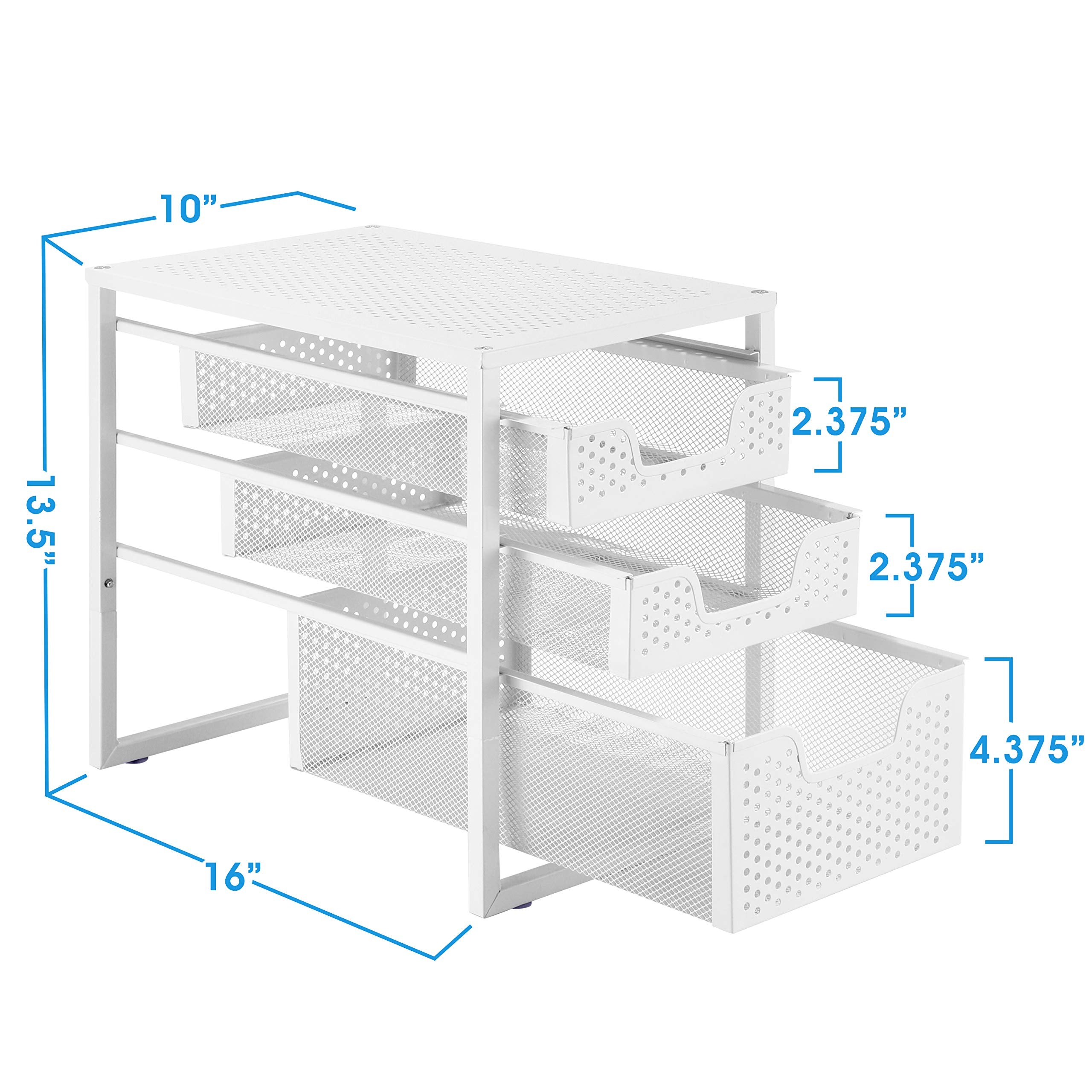 Simple Trending stackable-cabinet-organizer saves space in tight closets.