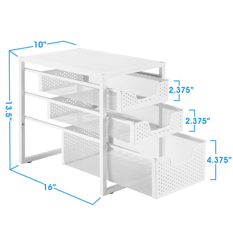 Simple Trending stackable-cabinet-organizer saves space in tight closets.