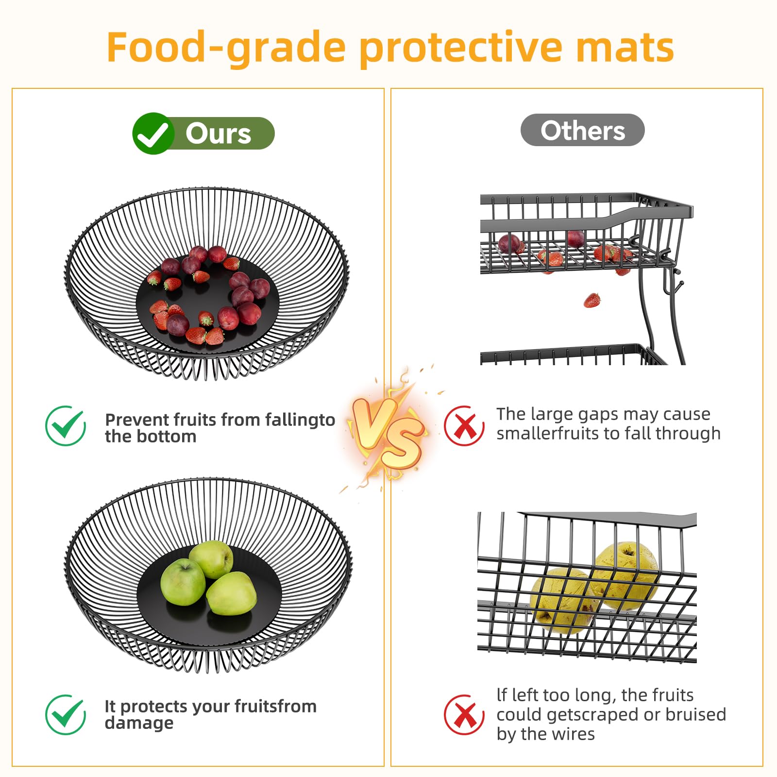 Simple Trending versatile wire basket for bread, snacks, and remotes.