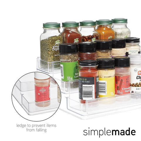 SIMPLEMADE expandable 3-tier rack demonstrates versatile storage at home.