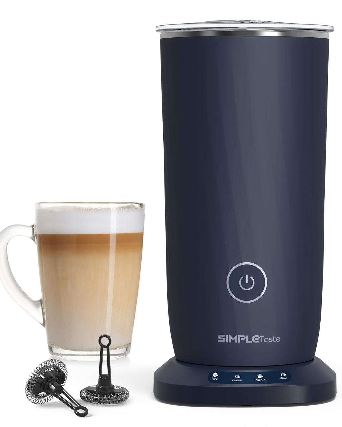 SIMPLETASTE Milk Frother 4-in-1 delivers cafe-style foam at home