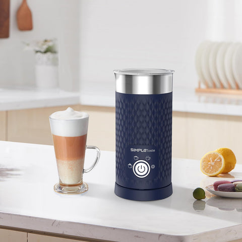 SimpleTASTE Milk Frother safety auto-shutoff prevents overfrothed milk.