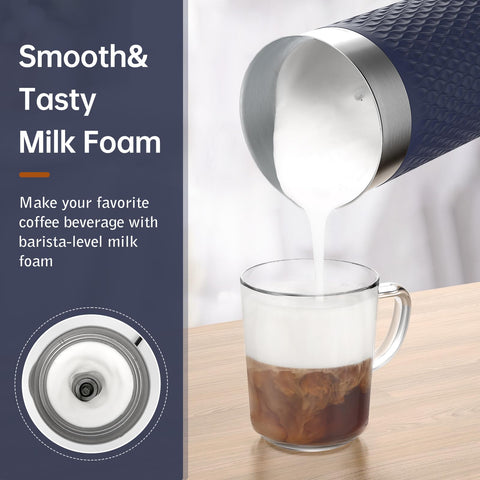 SimpleTASTE Milk Frother warms milk for hot chocolate and cozy drinks.