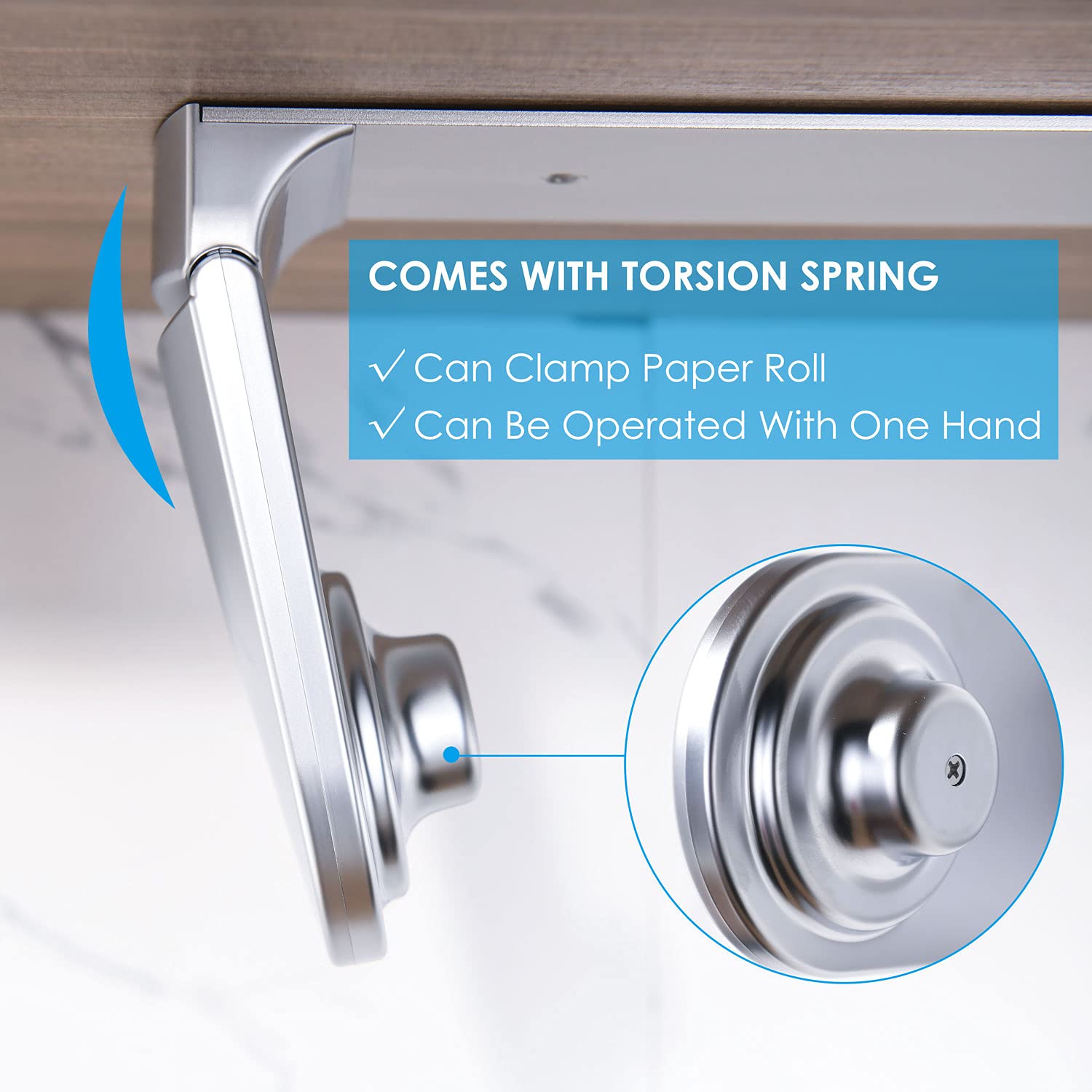 simpletome ONE black head provides sleek contrast and durable construction.