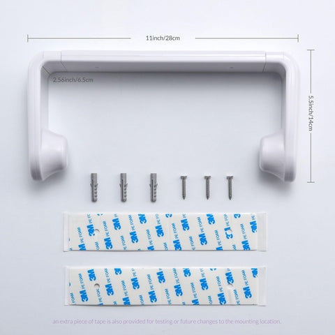 Simpletome fits rolls 9.4-11 inches for multiple brands.