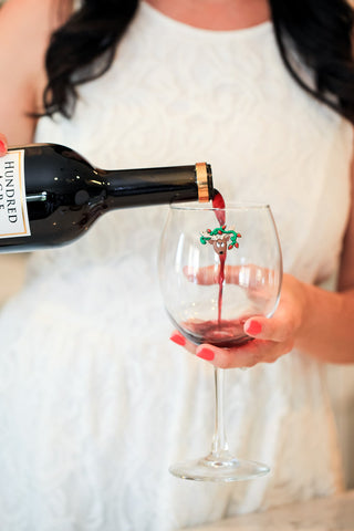 Simply Charmed magnet attachments secure placement without damaging glassware.
