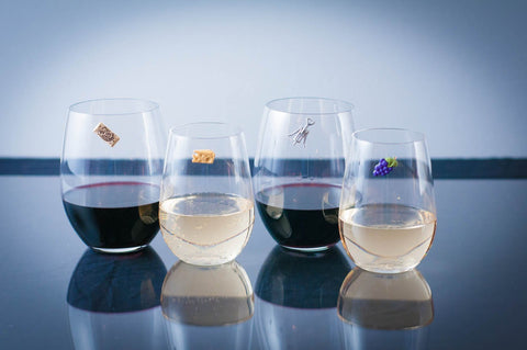 Simply Charmed charms compatible with various glass styles for drink ID