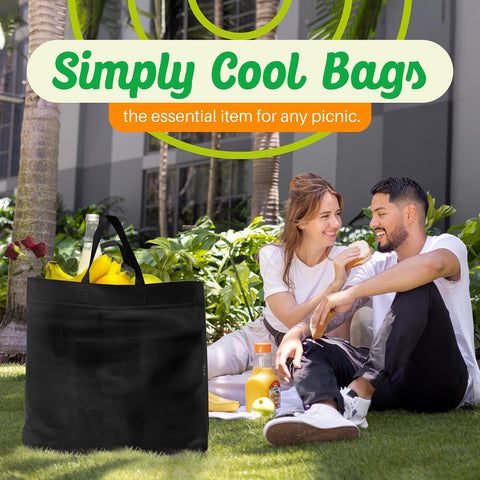 Simply Cool sturdy stitched handles support heavy groceries
