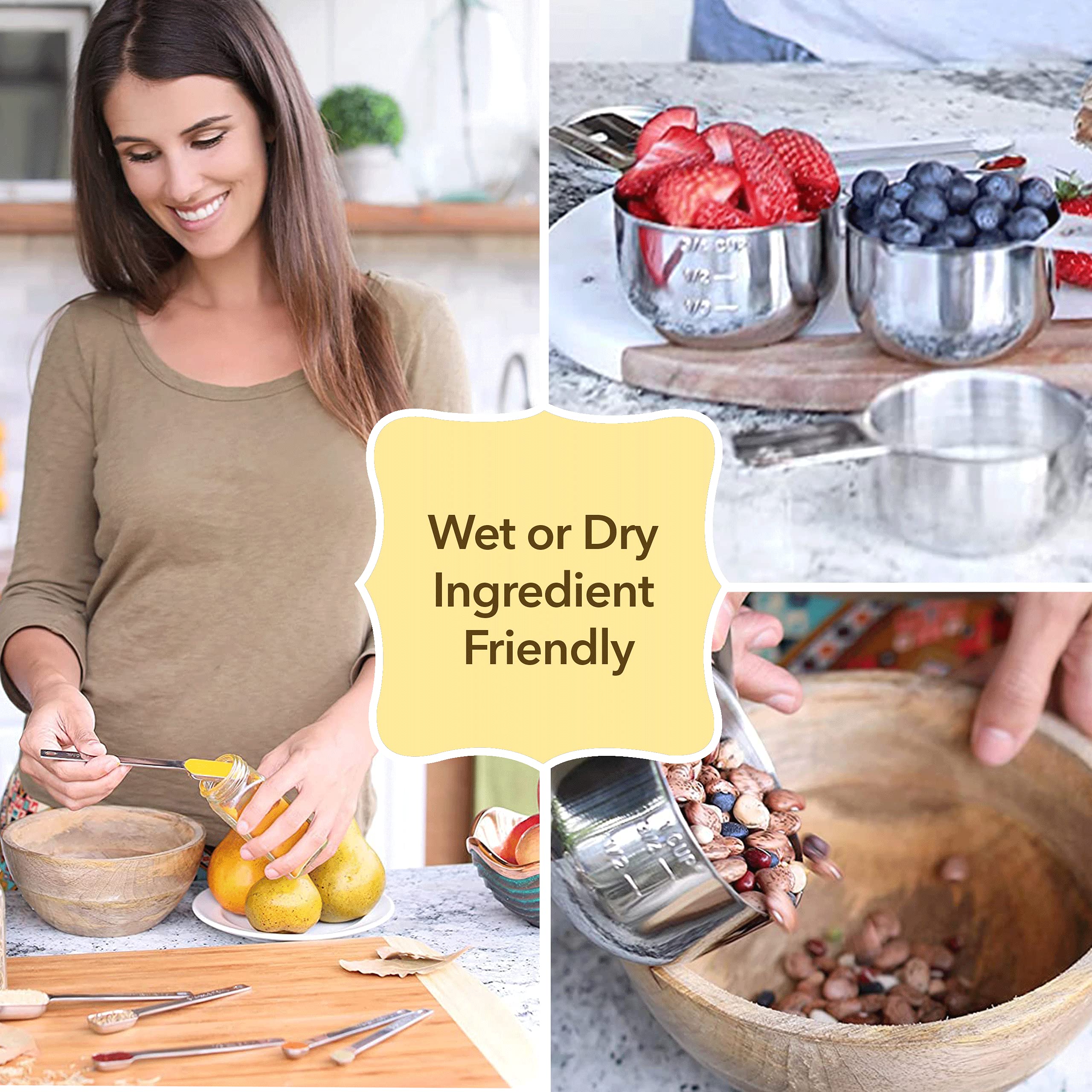 Simply Gourmet engraved metric and US sizes ensure clear readability.