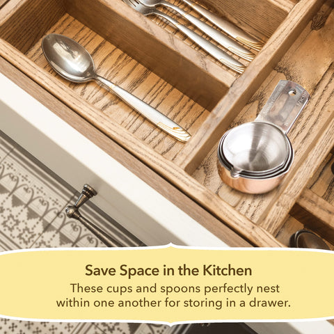 Simply Gourmet polished silver finish adds a premium look to everyday cooking.