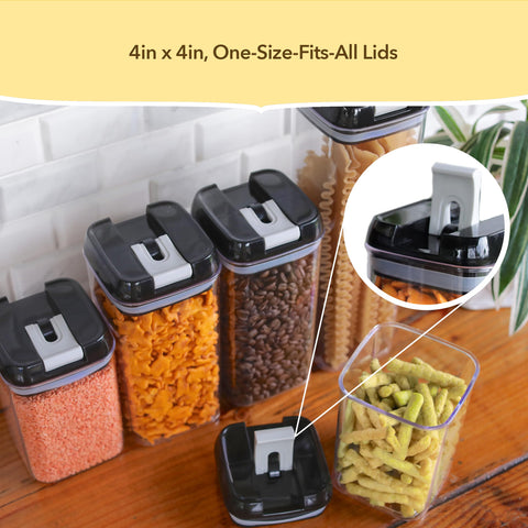 Simply Gourmet see-through contents for quick identification and accessibility