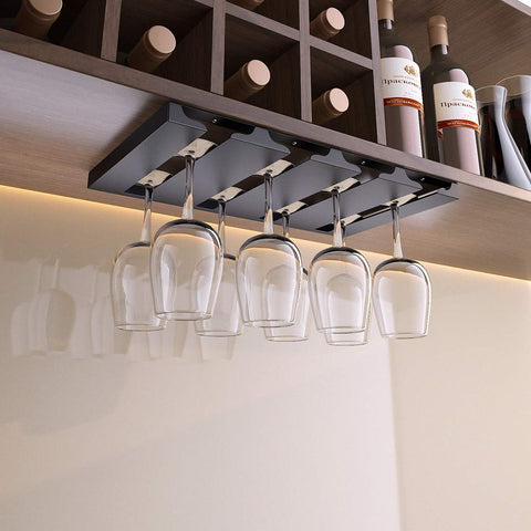 SIMVE stainless steel rack with 4 rows, rust-proof and easy to clean.