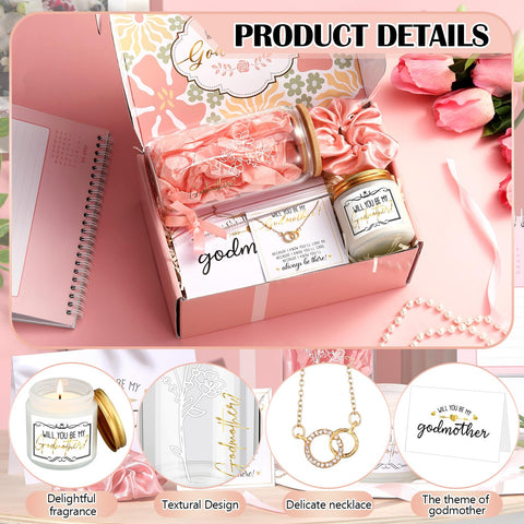 Singhoow godmother gift set greeting card offers space for a heartfelt message.