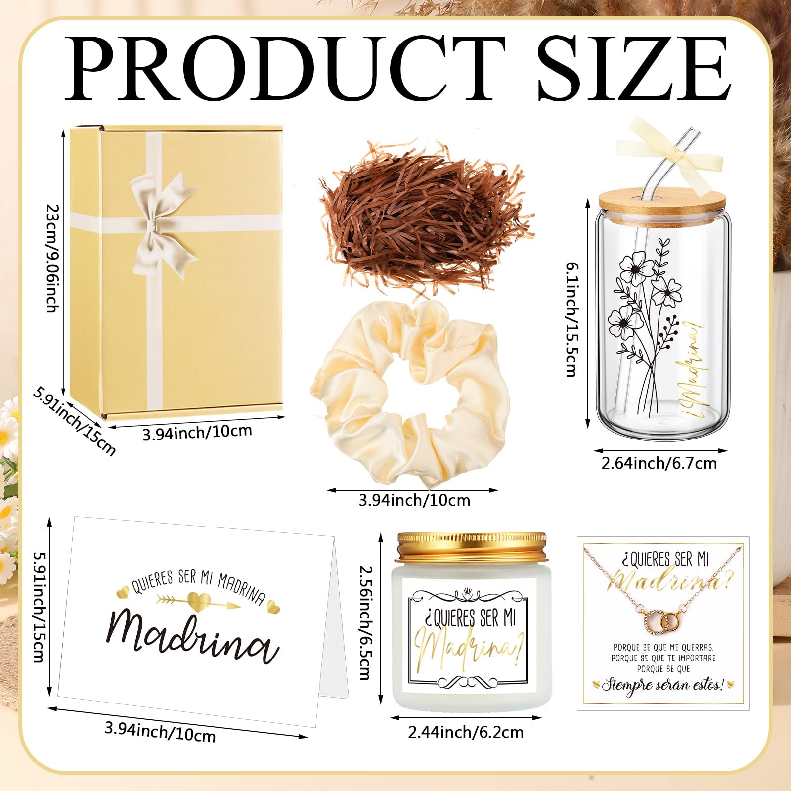 Singhoow godmother gift set soy wax scented candle for cozy, long-lasting fragrance.
