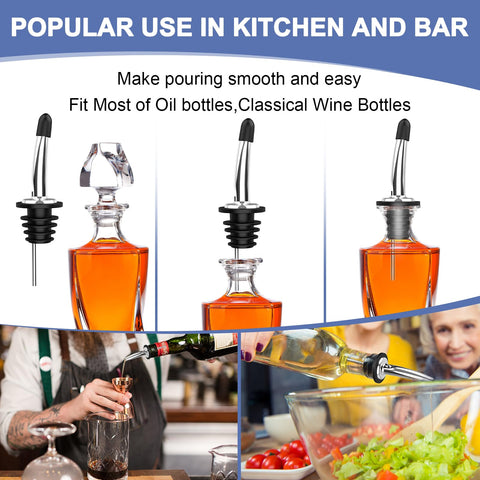 SINLUCESCE rubber dust caps on spouts protect against spills and keep tips clean.